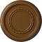 Ekena Millwork Federal Roped Small Ceiling Medallion (Fits Canopies up to 6"), 12 5/8"OD x 1 1/8"P, Smokey Topaz CM12FESTF - alternate 1